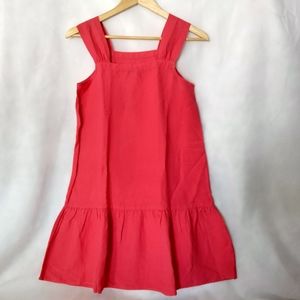 NWOT Loft Petite Chambray Square Neck Flounce Linen Dress